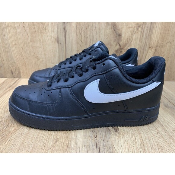 Nike Air Force 1 \'07 Black White FZ0627-010 Men\'s Size 10 Low Top Sneakers main image 2